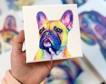 Custom Pet Portrait | Pet Painting | Personalized Portrait | Dog Loss Gift | Pet Memorial | Dog Painting | Pet Portrait Custom | Dog Art