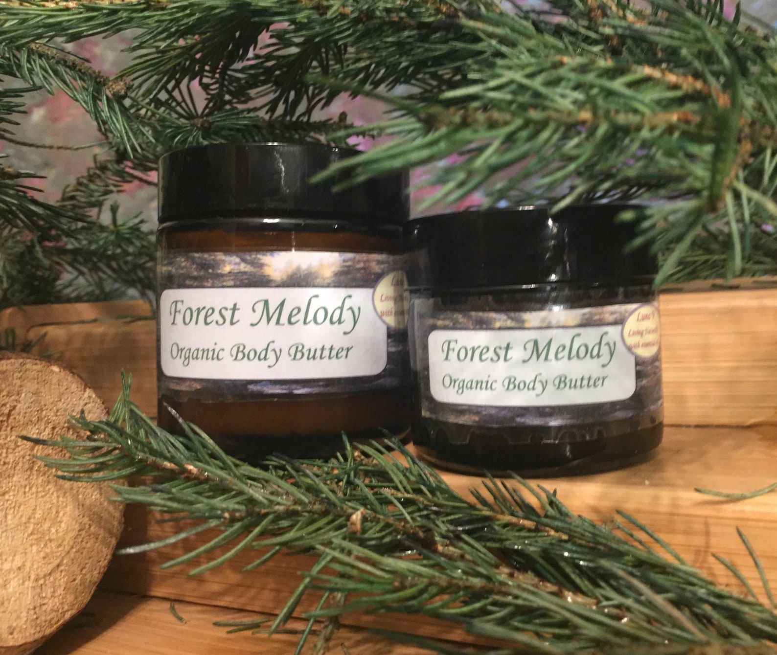 Organic Body Butter With Essential Oils Etsy