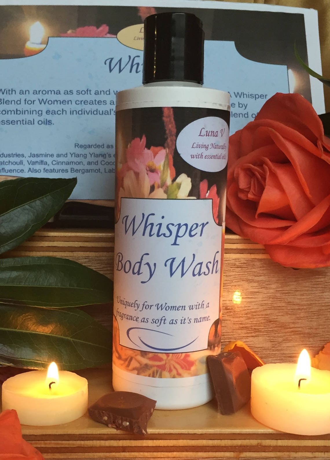 Organic Body Wash With Essential Oils Etsy