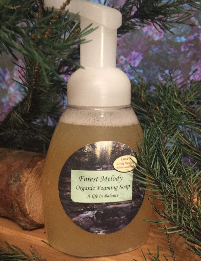 Organic Foaming Hand Soap With Essential Oils Etsy