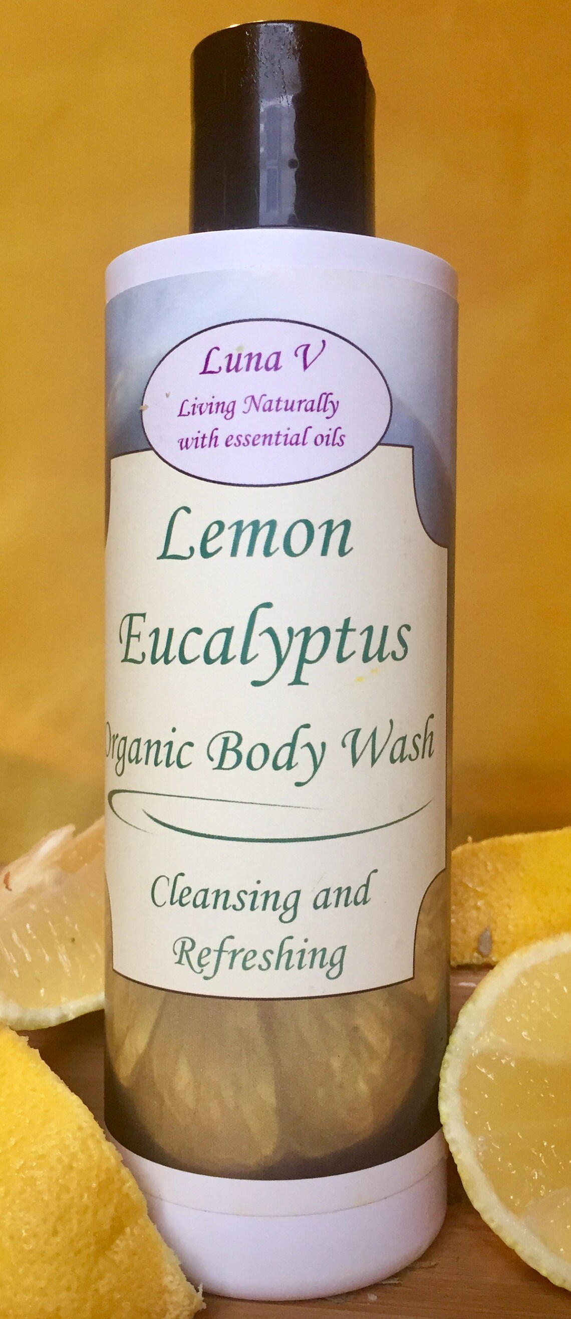 Organic Body Wash With Essential Oils Etsy