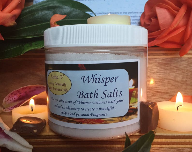 Organic Bath Salts with Essential Oils Etsy