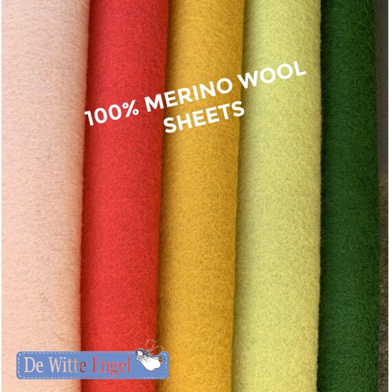 Natural Wool Felt Sheets
