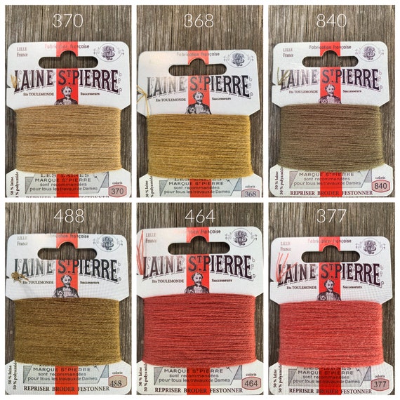 Brown darning wool Embroidery wool floss Hand embroidery Etsy