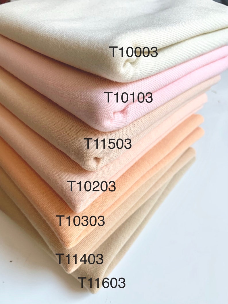 Doll making fabric // Doll jersey in 8 different shades // Stuffed doll skin fabric // De Witte Engel doll jersey // Waldorf doll skin image 3