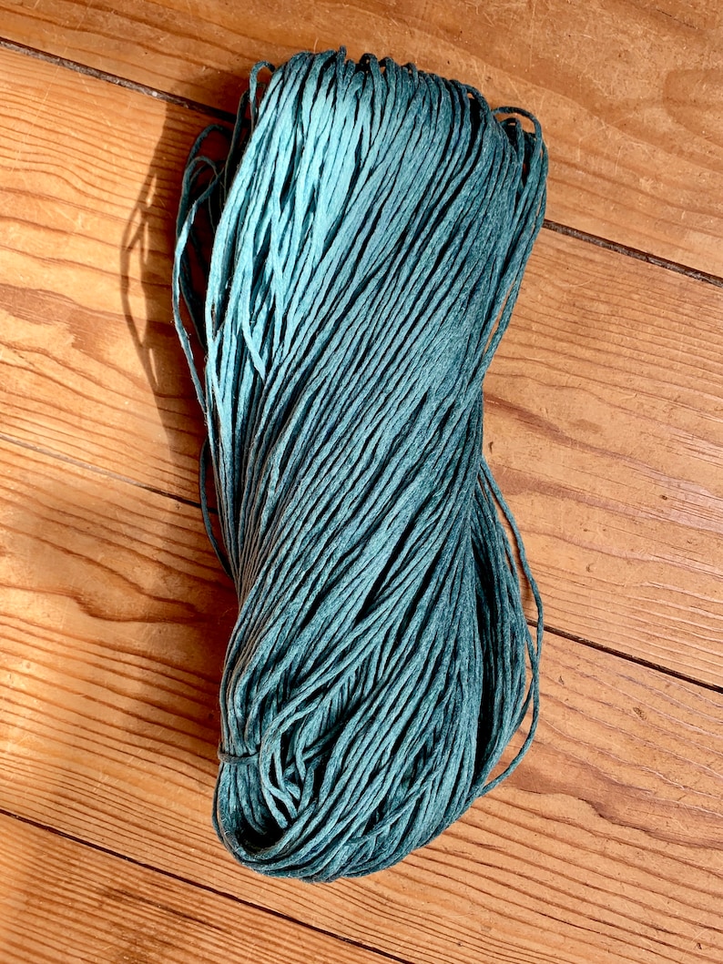 Teal Silk & Merino wool knitting yarn // Worsted weight soft | Etsy