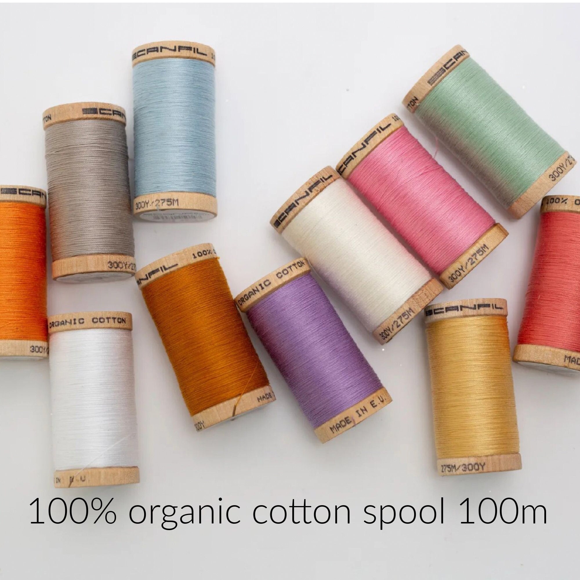 Organica Cotton Organic Eyebrow Thread Antiseptic for Facial Hair Remover  Quilting Jewellery & Beauty Embroidery Threads 
