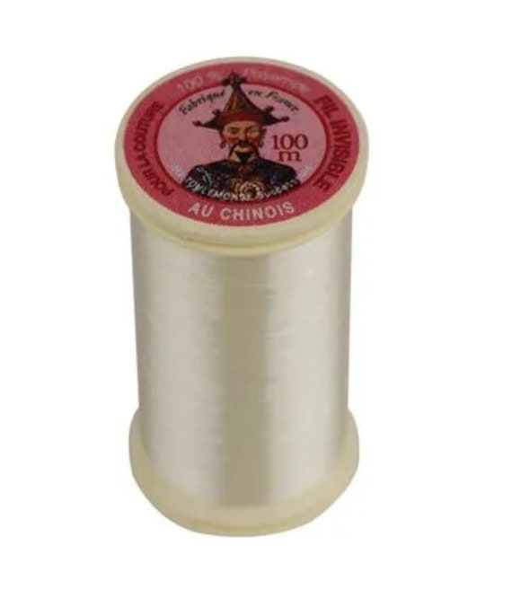 Invisible Thread Spool for Sewing Maison SAJOU Thickness 130D Thread  Suitable for Machine Use Invisible Stitching Made in France 