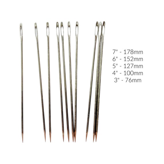 30 PCS Large Eye Stitching Needles Sewing Needles Big Eye Hand