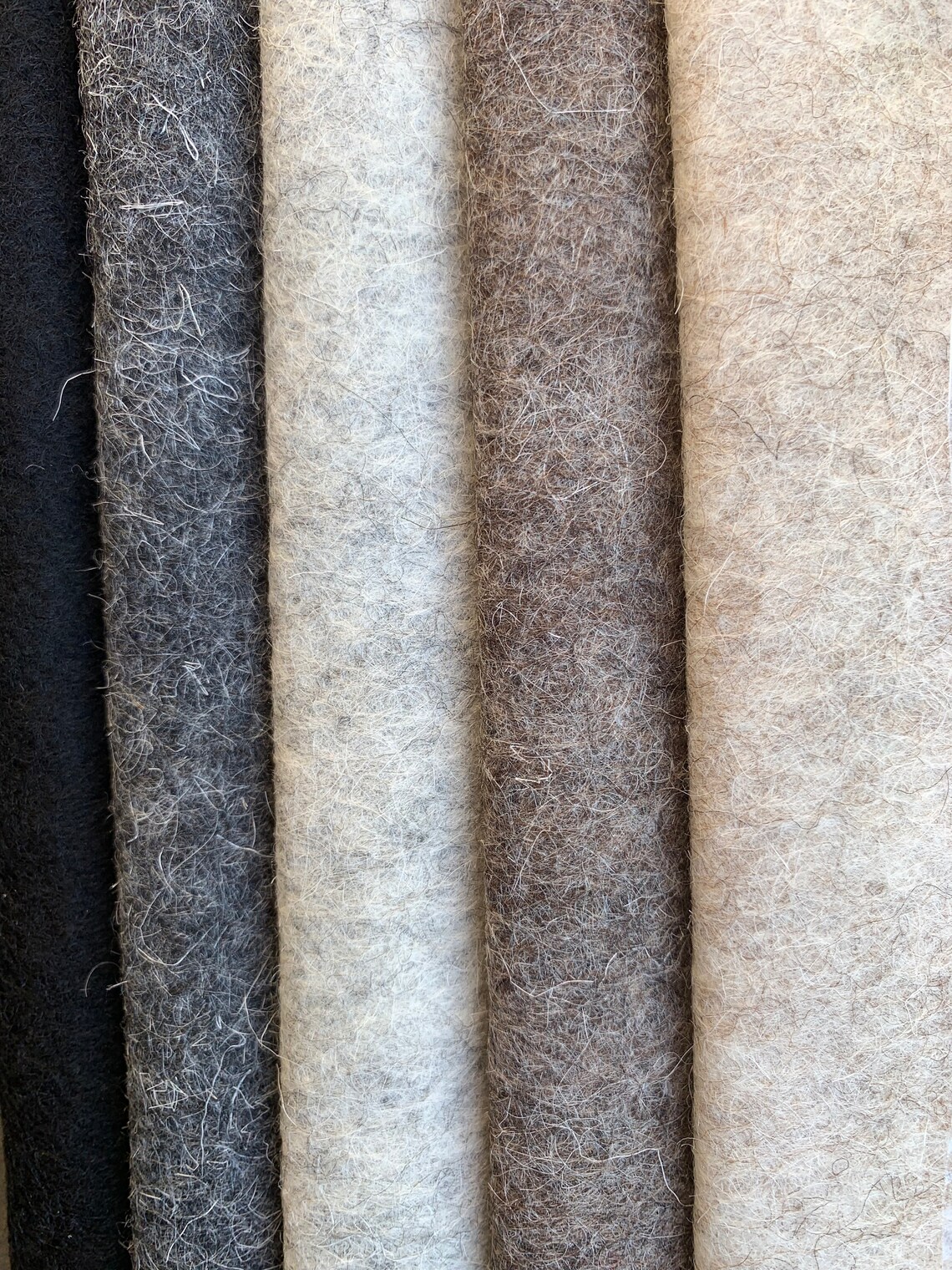 Wool Felt Sheets Pack // 100 Wool Felt // Organic Felt Set // Etsy