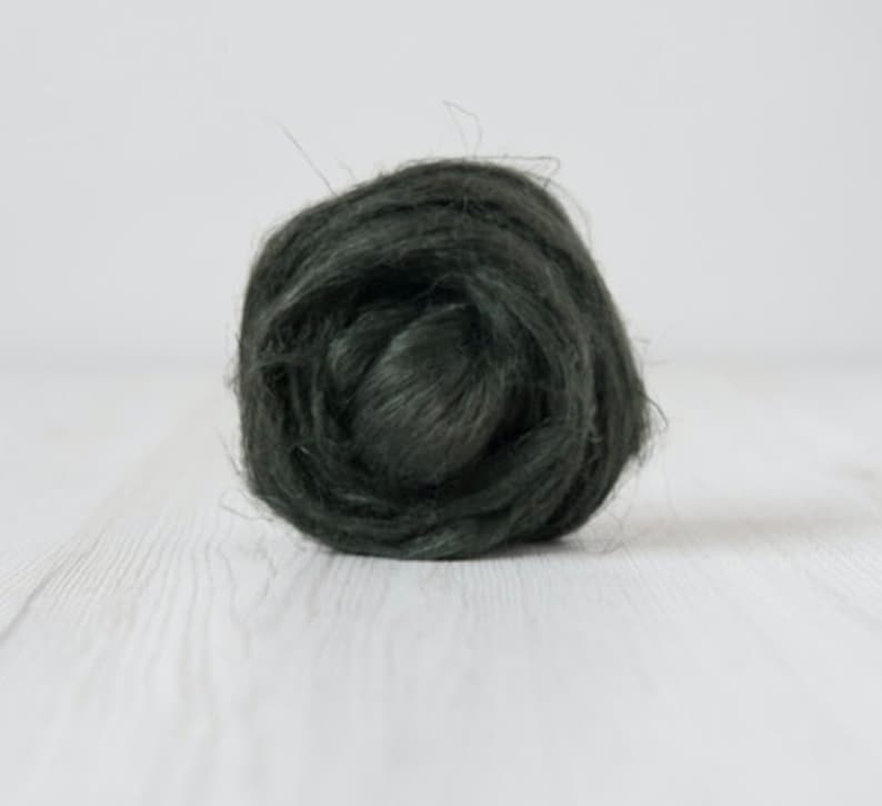 doll hair spinning superior flax linen roving tops sliver FIR DHG natural flax fibers for wet felting weaving