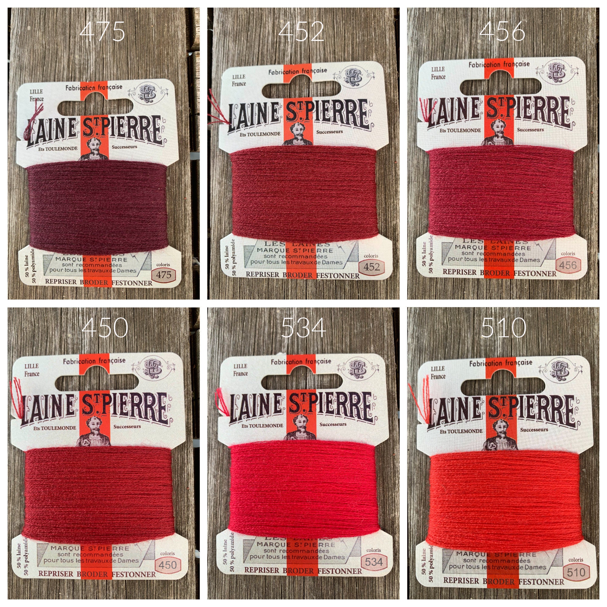 Laine St Pierre Darning Embroidery Wool Thread — L'Etoffe Fabrics Online