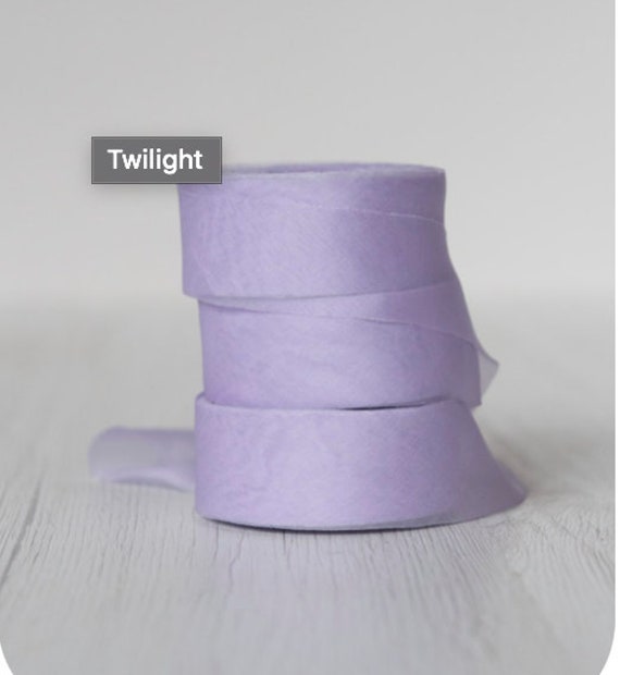 ② Ruban de papier largeur 10 mm couleur lilas — Couture & Fournitures —  2ememain