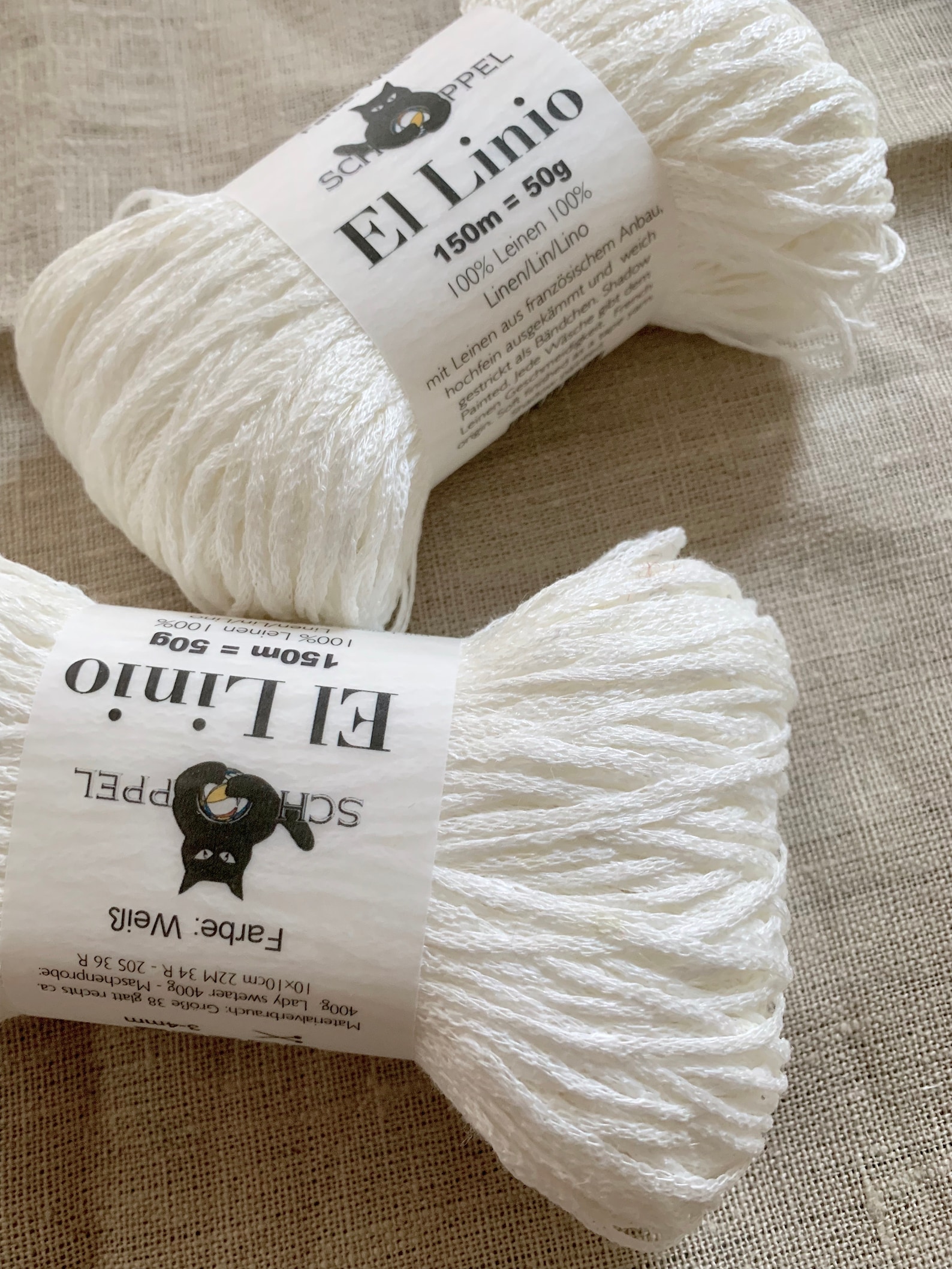 White Linen Tape Yarn // 100 Linen Knitting Yarn // Linen Etsy