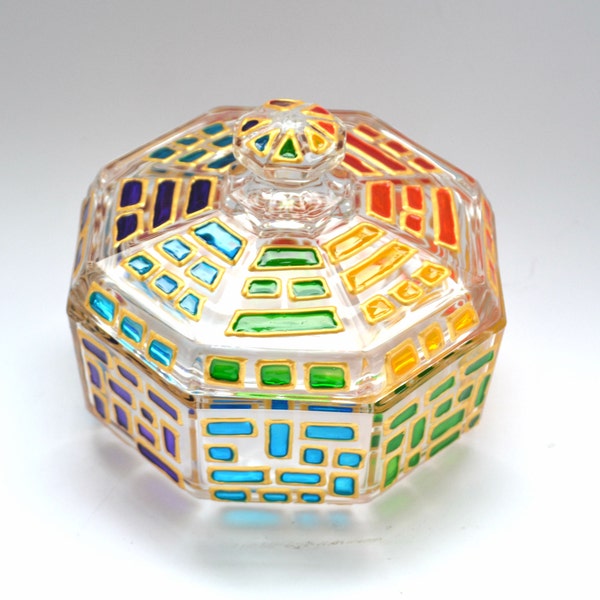 Glass Sugar Bowl Etsy