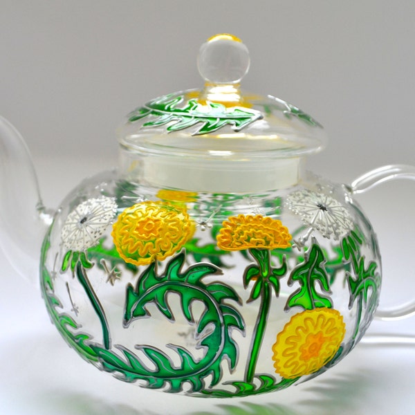Glass Teapot Etsy