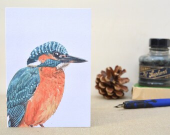 Pack of 5 Thank You Cards Little Note Blue Tit