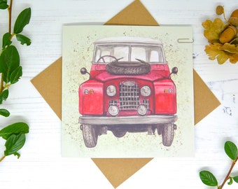 Land Rover Series 2A Land Rover A4 Print Classic Car - Etsy