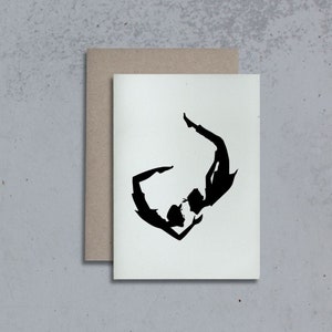 Flying Love Greeting Card