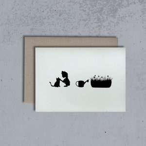 Cat Alley Greeting Card
