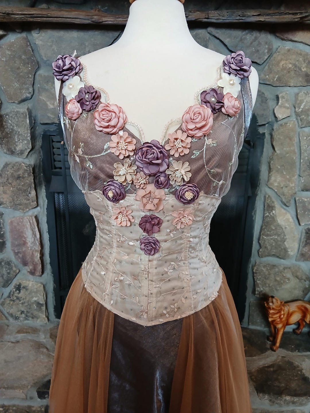 Espresso Brown Fairy Dress (L)