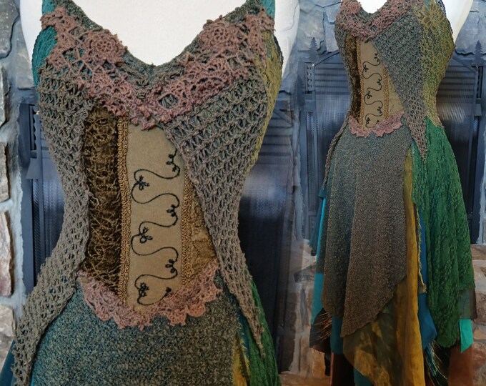 Forest Fairy Print Dress