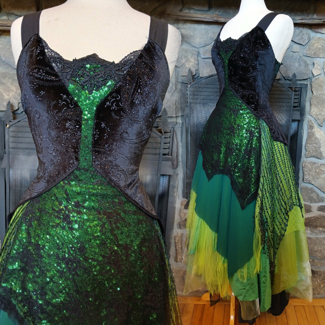 Women's Absinthe Fairy Dress Adult Green Black Fairy Costume Renn Faire  Festival Special Occasion or Event Dress - Etsy