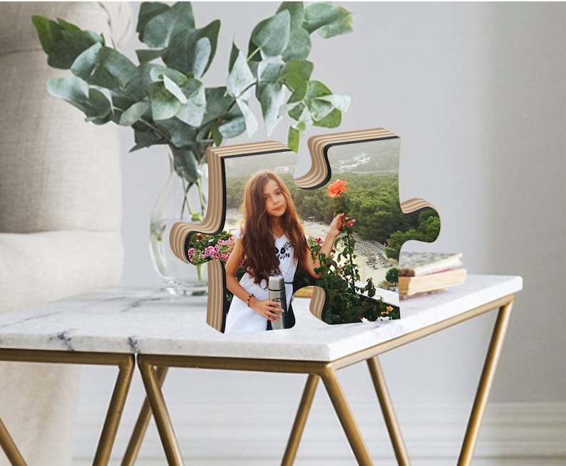 photos on wood personalised puzzle wooden puzzle xmas gift baby photo frame Family gift Picture on Wood Custom Photo Frame