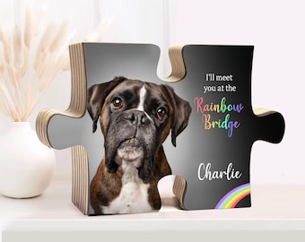 Rainbow Bridge, Personalized Pet Memorial Gift