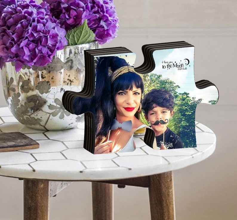 photos on wood personalised puzzle wooden puzzle xmas gift baby photo frame Family gift Picture on Wood Custom Photo Frame