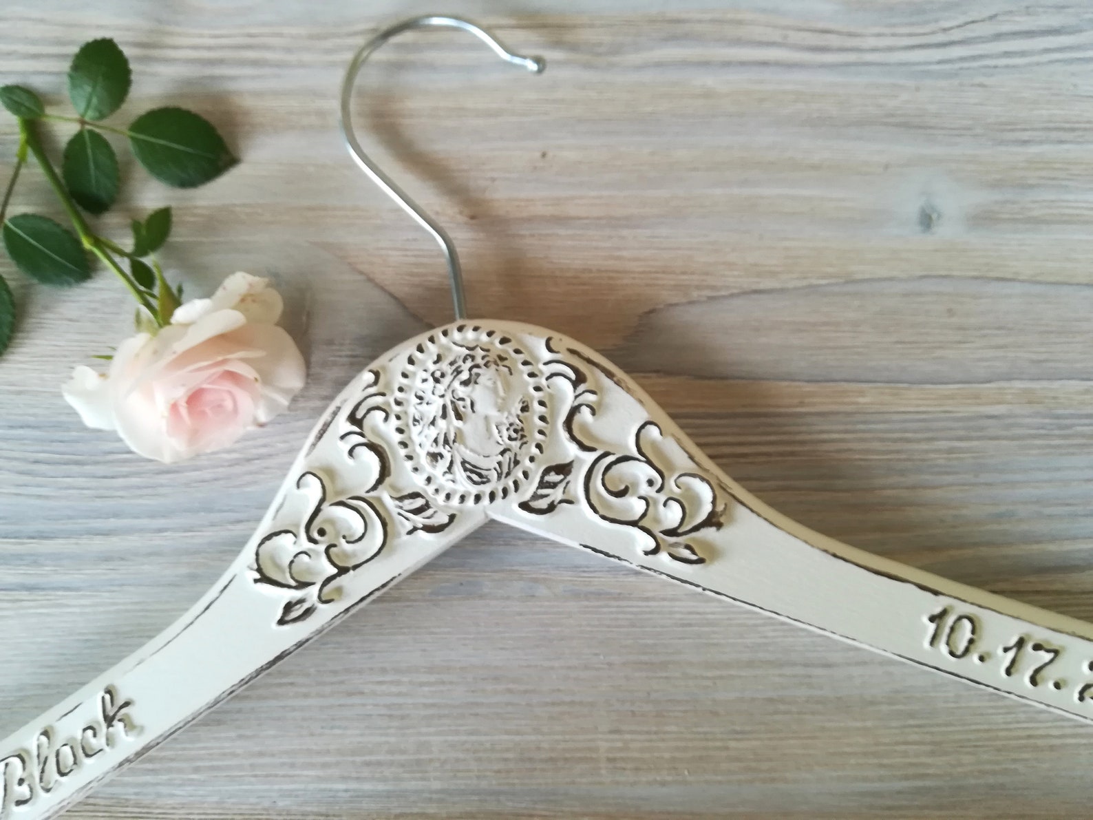 Bridal Hanger Wedding Dress Hanger Personalized Bride Hanger Etsy