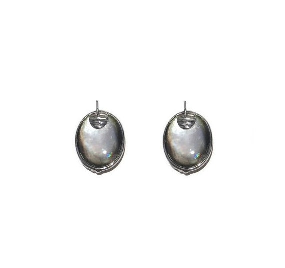ヴィンテージ⭐︎シルバーピアス Amazon.com: Tiny Lightweight Hammered Silver Circle Earrings