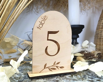 Boho Table Numbers Wedding Minimalist Table Numbers Wood Table Numbers Rustic Table Decor Party Table Numbers Centerpiece Wedding Table Sign