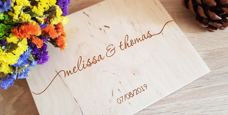 Wedding Guest Book Wooden Guest Wedding Album Sign In Book Custom Guest Book Rustic Guest Book Guest Album Wedding Book Memory Book