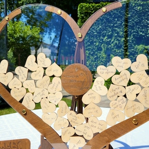 Wedding Drop Box Heart Acrylic Wedding Sign Wedding Gift Wedding Guest Book Alternative Bridal Shower Guest Book Wedding Keepsake Box