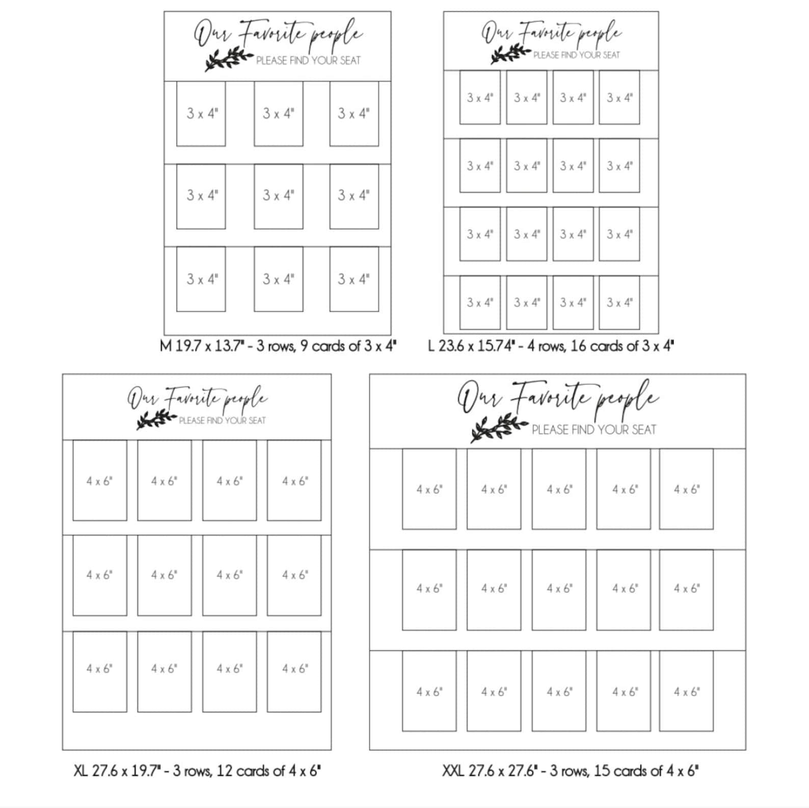 3D Wooden Seating Chart Wedding Seating Chart for Guest Wedding Table