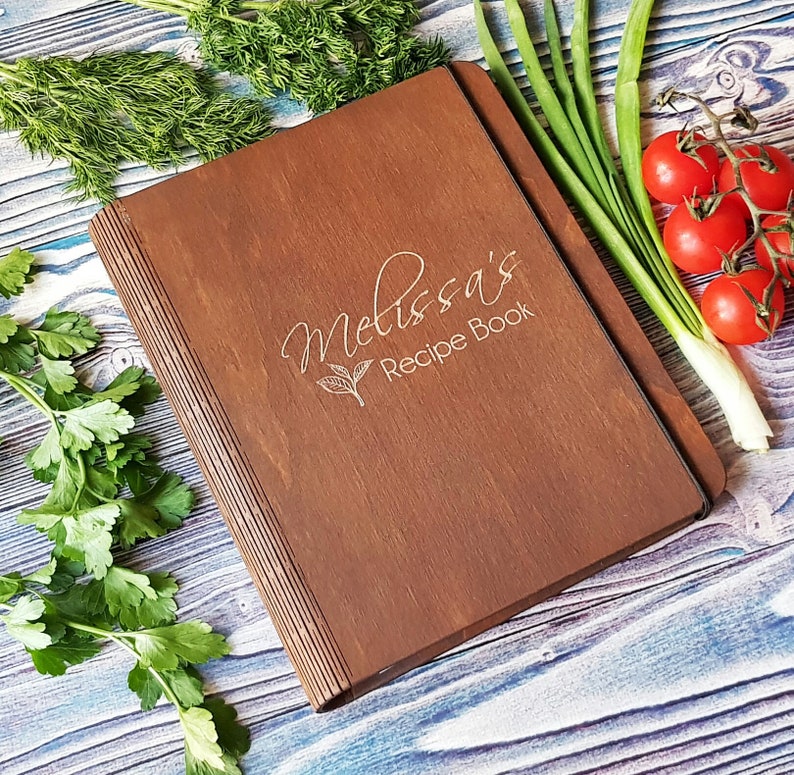 Personalized Recipe Book Hausewarming Gift Baking Journal Etsy