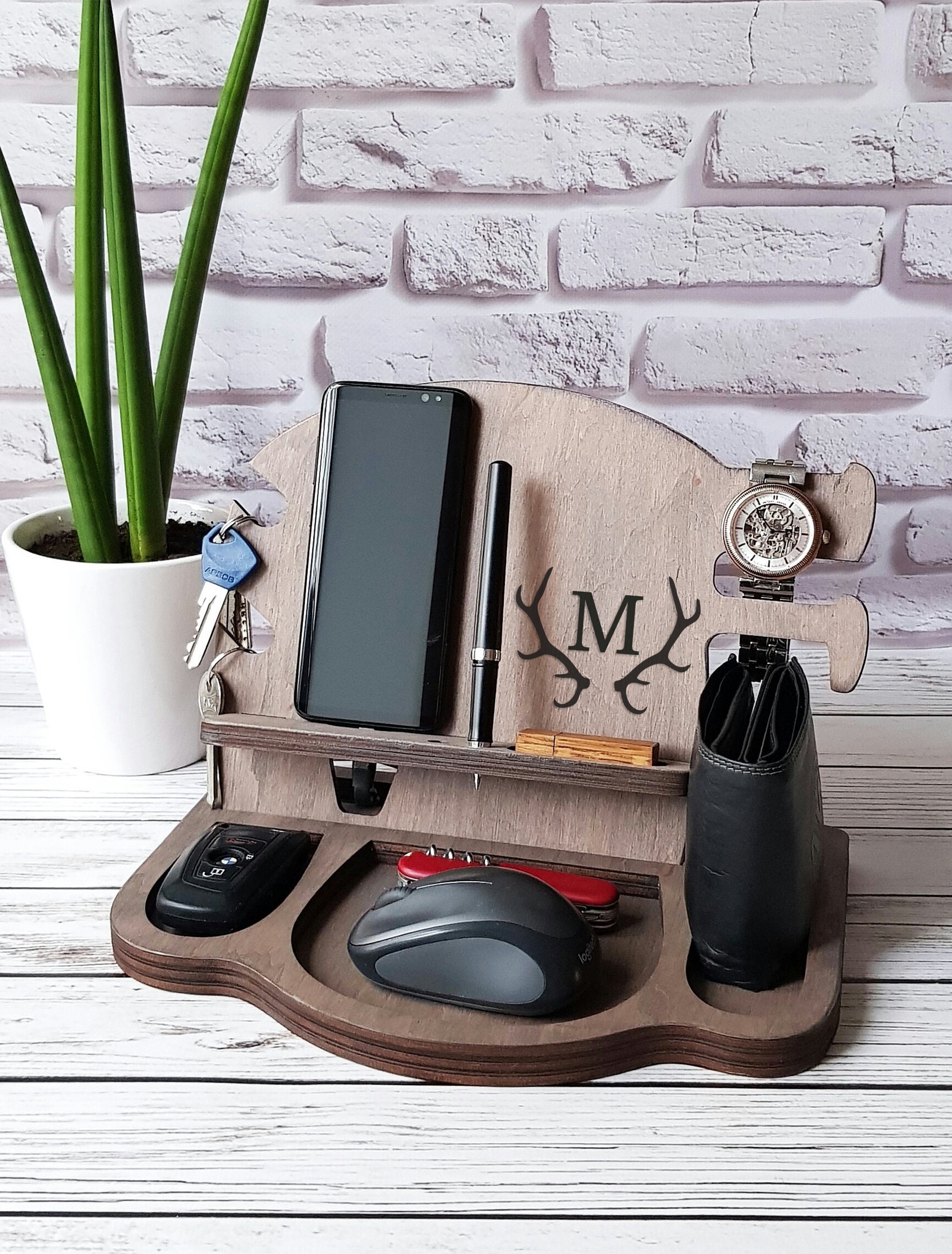 Personalized Mens Docking Station Custom Dock Station Station Etsy