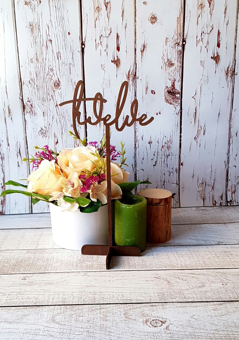 Wooden Table Numbers Gold Wedding Table Numbers Sticks Event Etsy