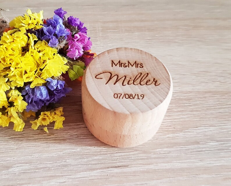 Wedding Ring Box Ring Bearer Box Personalized Ring Box I Do Box Engagement Ring Box Proposal Ring Box Wedding Rings Holder Ring Pillow