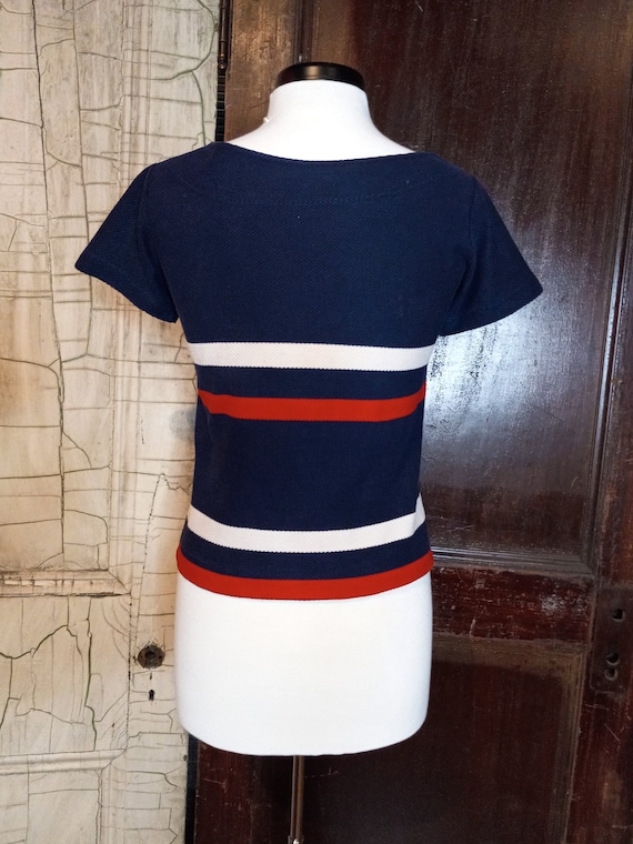 Red, White & Cute! - Darling 1960s 60s Red White … - image 4