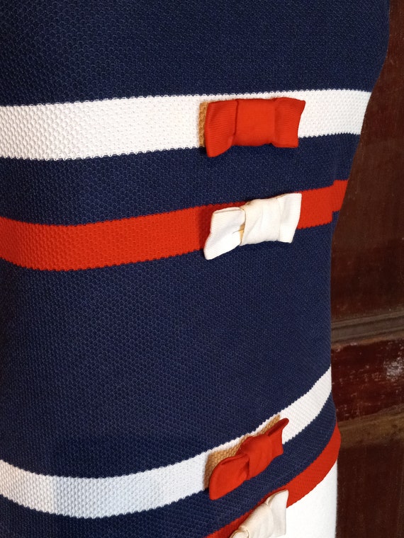 Red, White & Cute! - Darling 1960s 60s Red White … - image 3