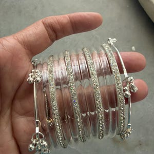 Viral Kashmiri jelly  bangles clear  | Indian | Pakistani | Women's Jewelry
