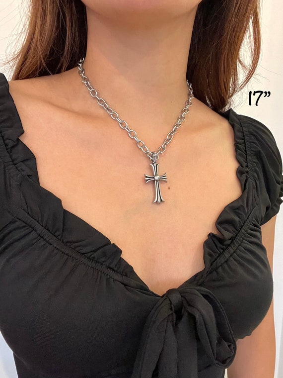 archive - 十字架 Cross Silver necklace y2k archive - 十字架 Cross Silver necklace y2k - メルカリ