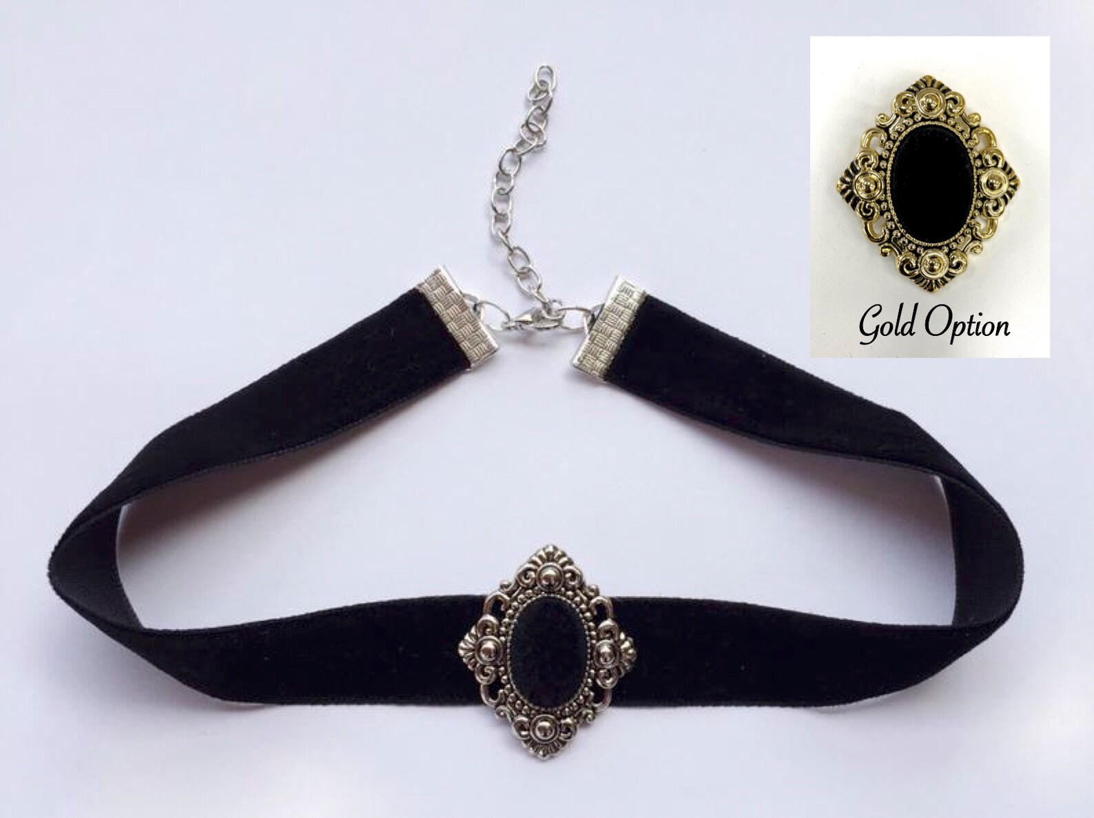 Black Velvet Choker/Black Victorian Chokers/Black Eduardian Etsy