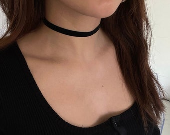 Black velvet skinny sale choker