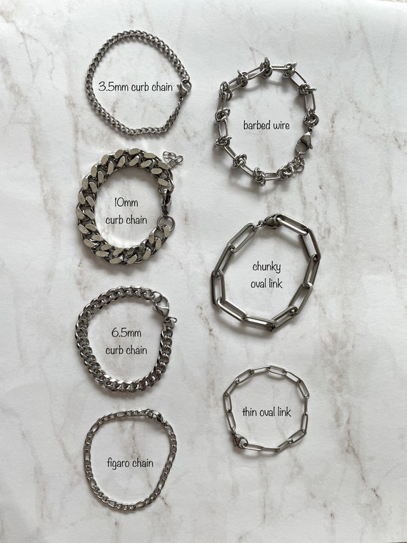Types of silver bracelets sale