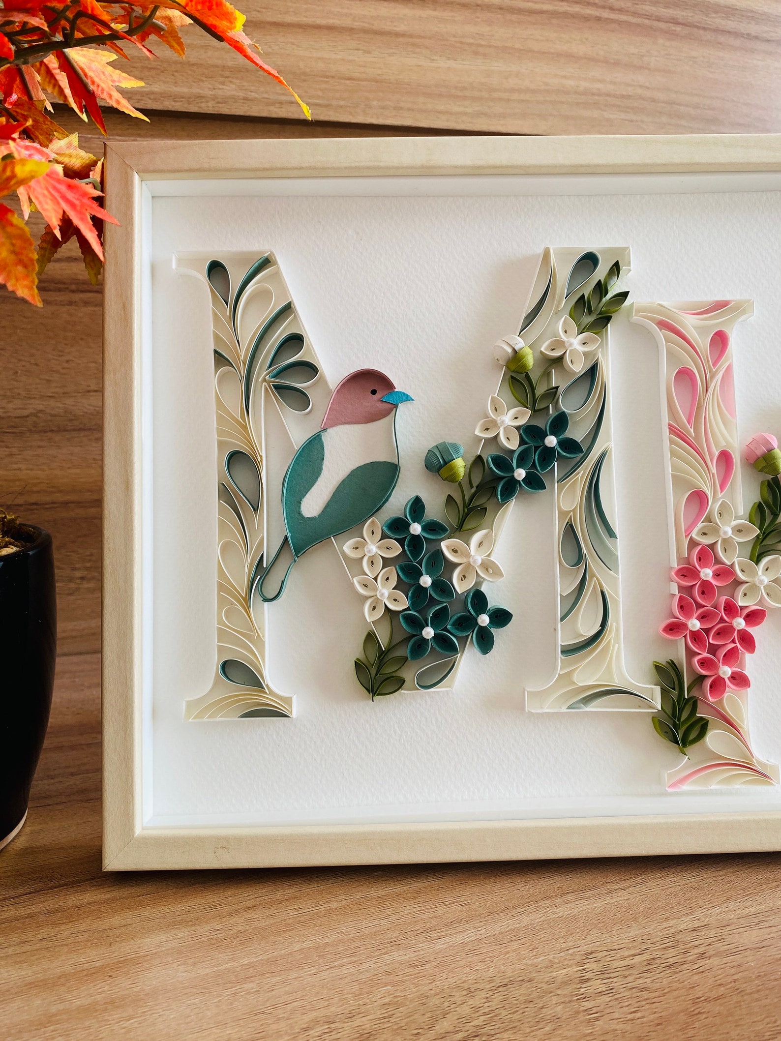 Quilling Gift for Couple Quilled Wedding Anniversary Gift Etsy