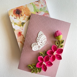 Set of 3 Blank Stationery Cards with Boxed Envelopes, Size 4x4.5 inches