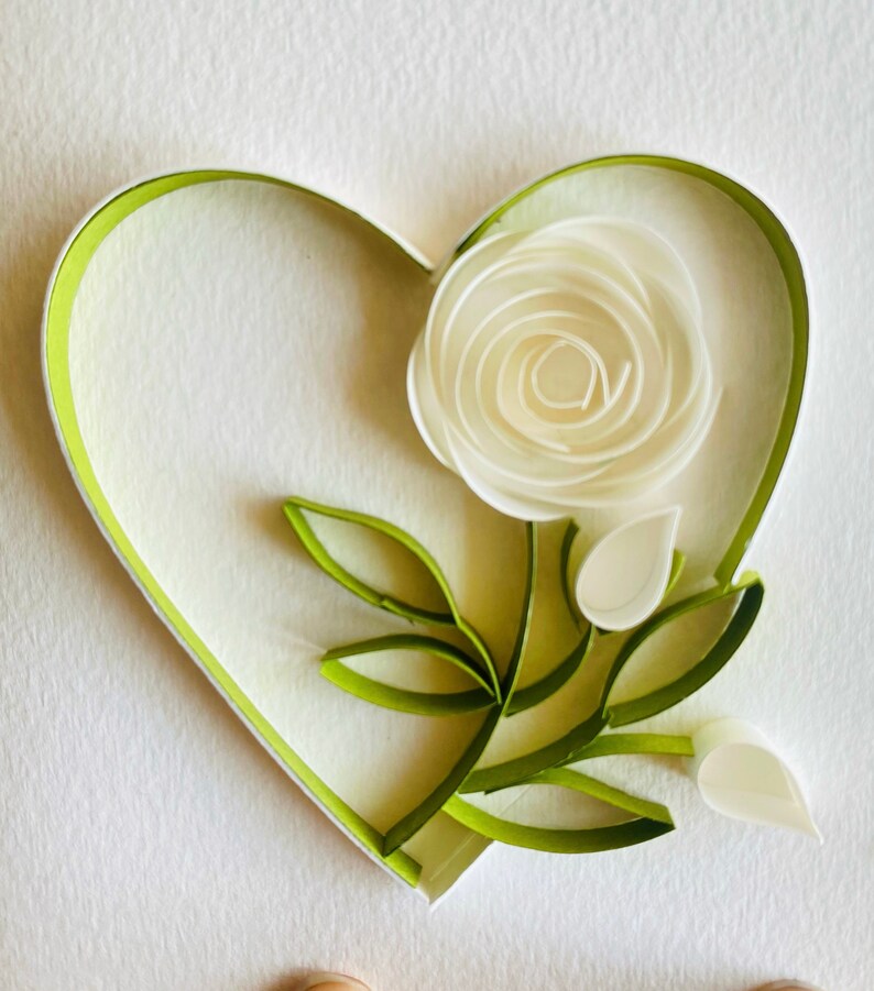 Set of 3 Quilling Blank Card Set With Boxed Envelopes Etsy